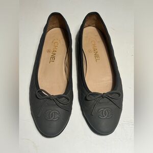 CHANEL Women's Dark Gray Loafers